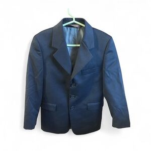 Nordstrom Midnight Navy Blue Boys Blazer Suit Jacket Holiday Party Jacket